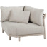 Mykonos XL Corner latte with 4 cushions