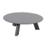 Cosmic coffee table with HPL top slate anthracite round 78 cm H25