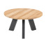 Cosmic coffee table round teak 65 X 35 cm