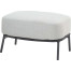 Fabrice footstool Anthracite with cushion