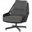 Primavera living chair Anthracite with 2 cushions