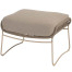 Botanic footstool latte with cushion