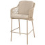 Tramonti bar chair latte with 2 cushions