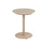 Boaz side table ceramic central leg latte 45 X 55 cm