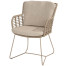 Fabrice dining chair latte with 2 cushions