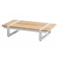 Country coffee table Frost Grey teak 110 X 65 X 30 cm.