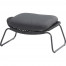 Delano footstool Anthracite with cushion