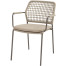 Barista stacking chair terre with cushion