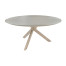 Locarno table HPL cream Latte frame 160 cm