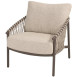 Allora living chair terre with seat and back cushions