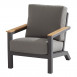 Capitol living chair with 2 cushions Anthracite