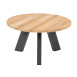 Cosmic coffee table round teak 65 X 35 cm