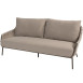 Montera living bench 3 seater terre with 3 cushions