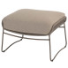Moretti footstool terre with cushion